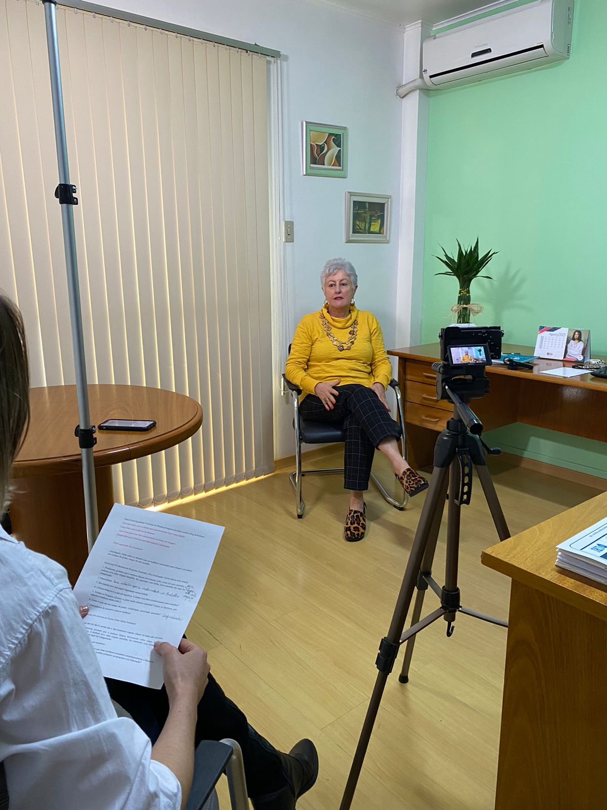 As grava&ccedil;&otilde;es foram feitas seguindo os protocolos de seguran&ccedil;a (URI Reitoria/Divulga&ccedil;&atilde;o)